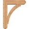Ekena Millwork Thorton Craftsman Smooth Bracket w/ Offset Brace, Western Red Cedar, 7 1/2"W x 30"D x 38"H BKT0806X30X38THR04SWR - alternate 2